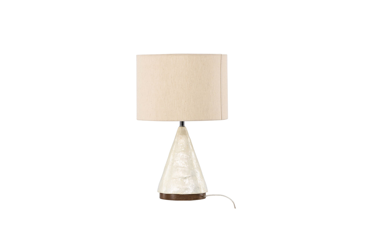 Donsö bordlampe - Ø35 cm - lysegrå, beige - billede 5