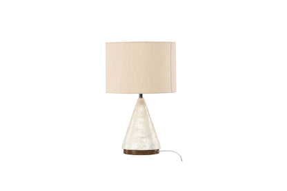 Donsö bordlampe - Ø35 cm - lysegrå, beige - billede 5
