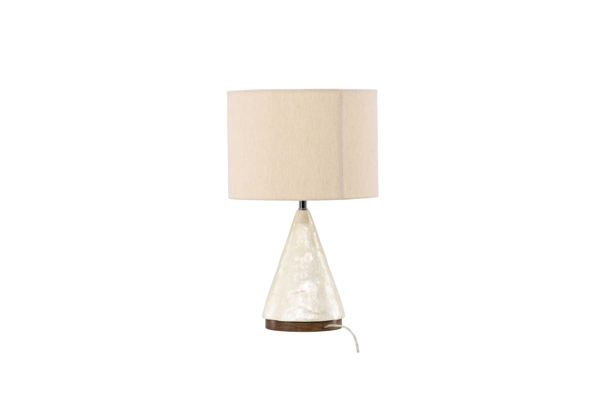 Donsö bordlampe - Ø35 cm - lysegrå, beige - billede 6