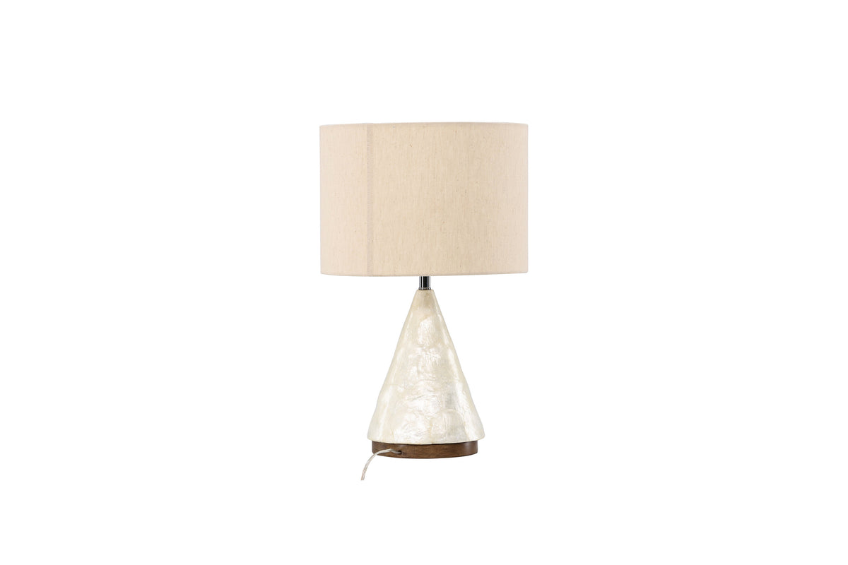Donsö bordlampe - Ø35 cm - lysegrå, beige - billede 8