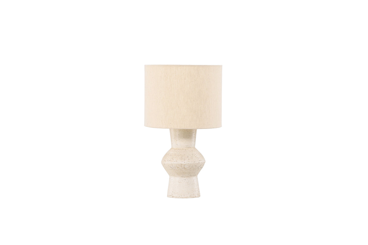 Valön bordlampe - Ø31 cm - elfenbensfarvet, beige - billede 1