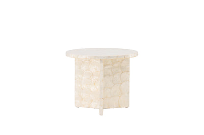 Smögen sofabord - Ø40 cm - beige - billede 1