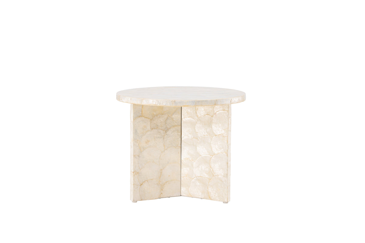 Smögen sofabord - Ø40 cm - beige - billede 3