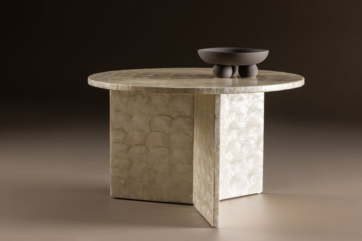Smögen sofabord - Ø70 cm - beige - billede 13