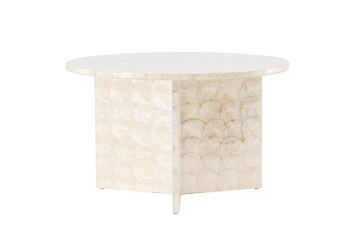 Smögen sofabord - Ø70 cm - beige - billede 5