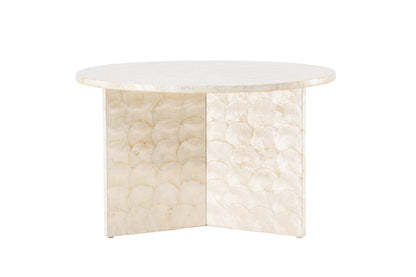 Smögen sofabord - Ø70 cm - beige - billede 7