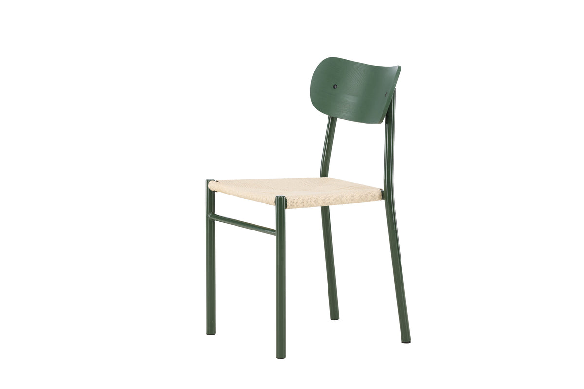 Polly spisebordsstole - grøn, natur - 2 stk. - billede 4