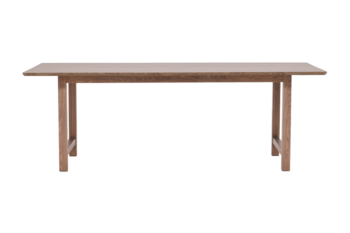Count spisebord - 220 × 100 cm - brun - billede 1