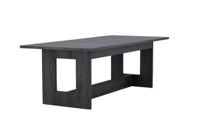 Milly spisebord - 235 × 100 cm - sort - billede 11