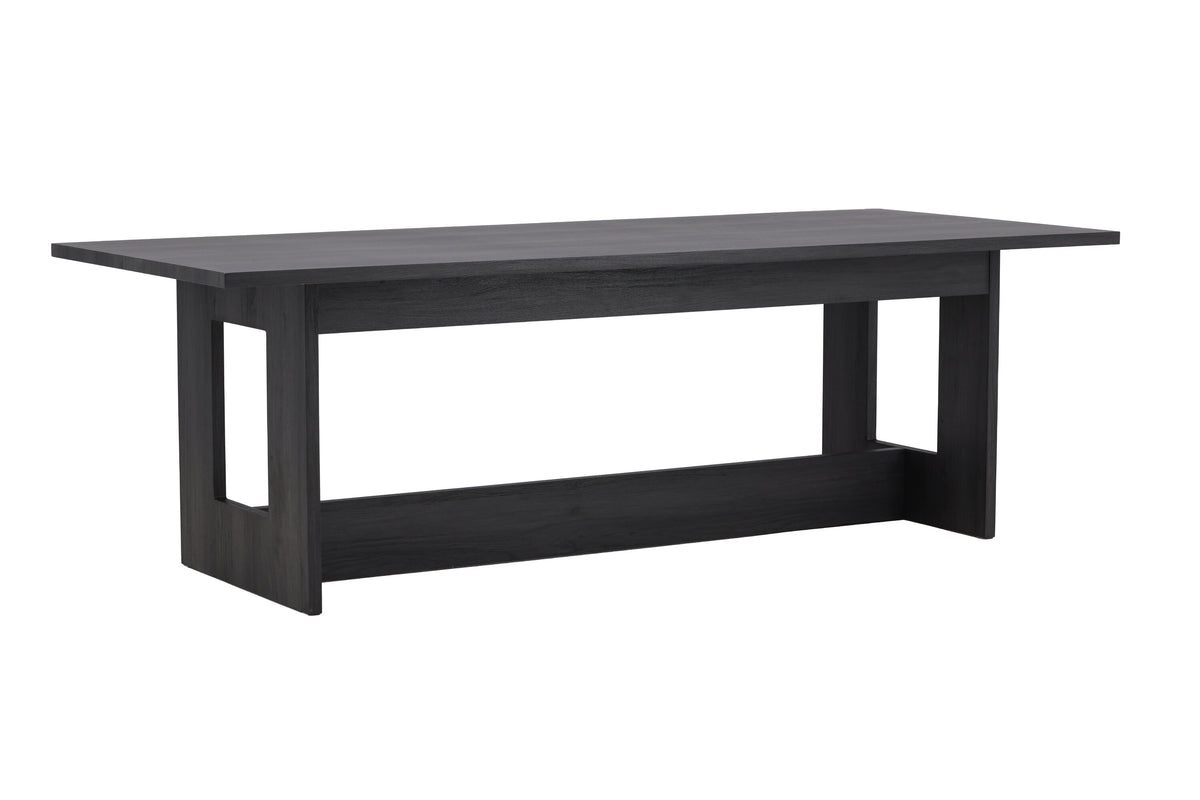Milly spisebord - 235 × 100 cm - sort - billede 12