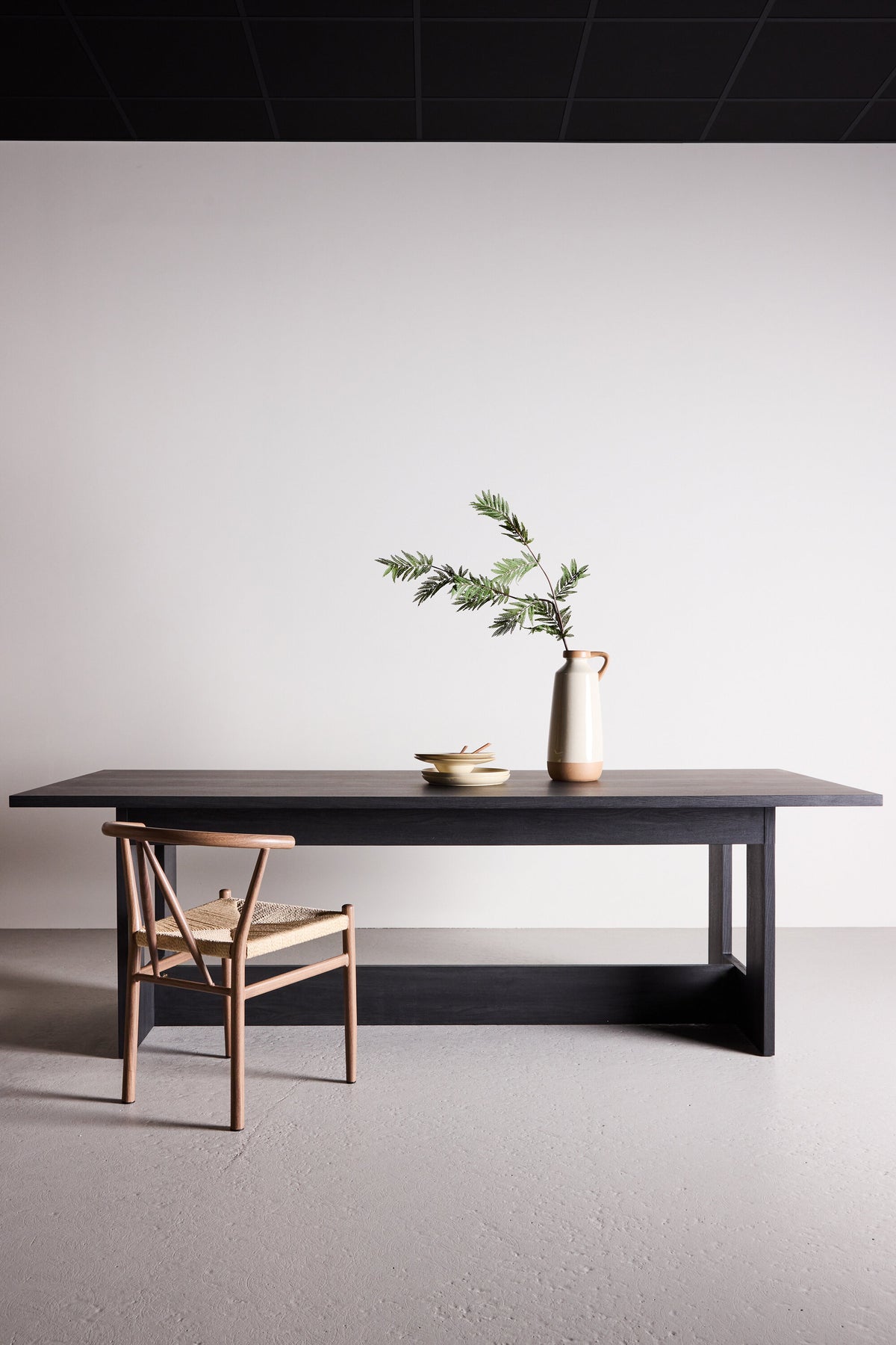 Milly spisebord - 235 × 100 cm - sort - billede 19