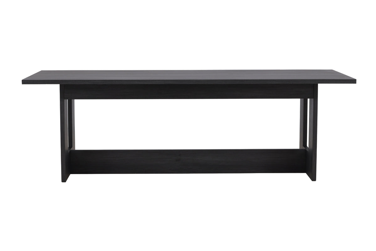 Milly spisebord - 235 × 100 cm - sort - billede 1