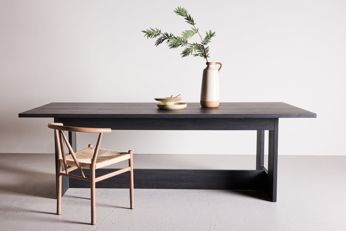 Milly spisebord - 235 × 100 cm - sort - billede 13