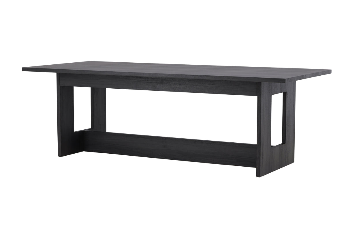 Milly spisebord - 235 × 100 cm - sort - billede 2