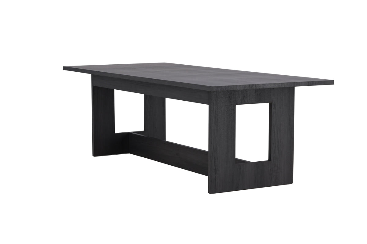 Milly spisebord - 235 × 100 cm - sort - billede 3