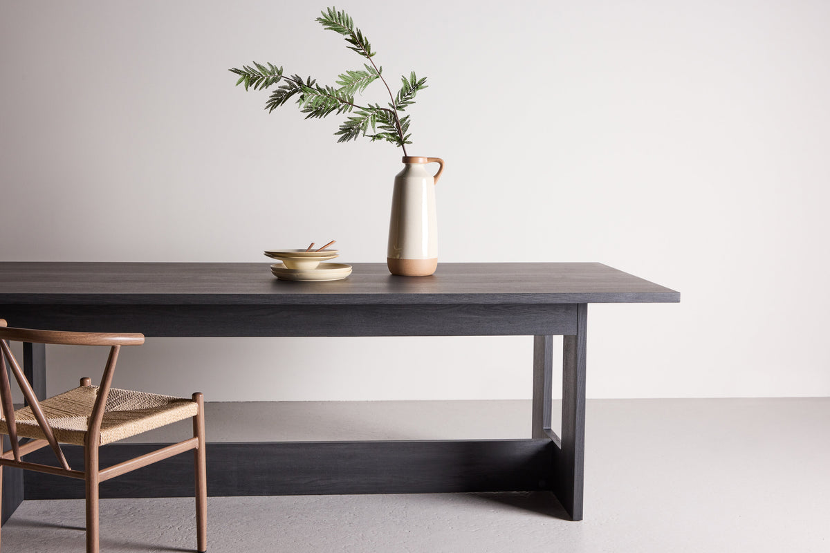 Milly spisebord - 235 × 100 cm - sort - billede 14