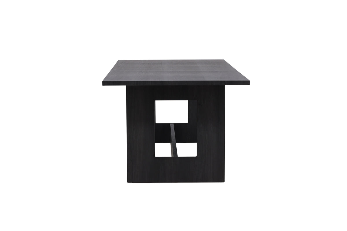 Milly spisebord - 235 × 100 cm - sort - billede 4