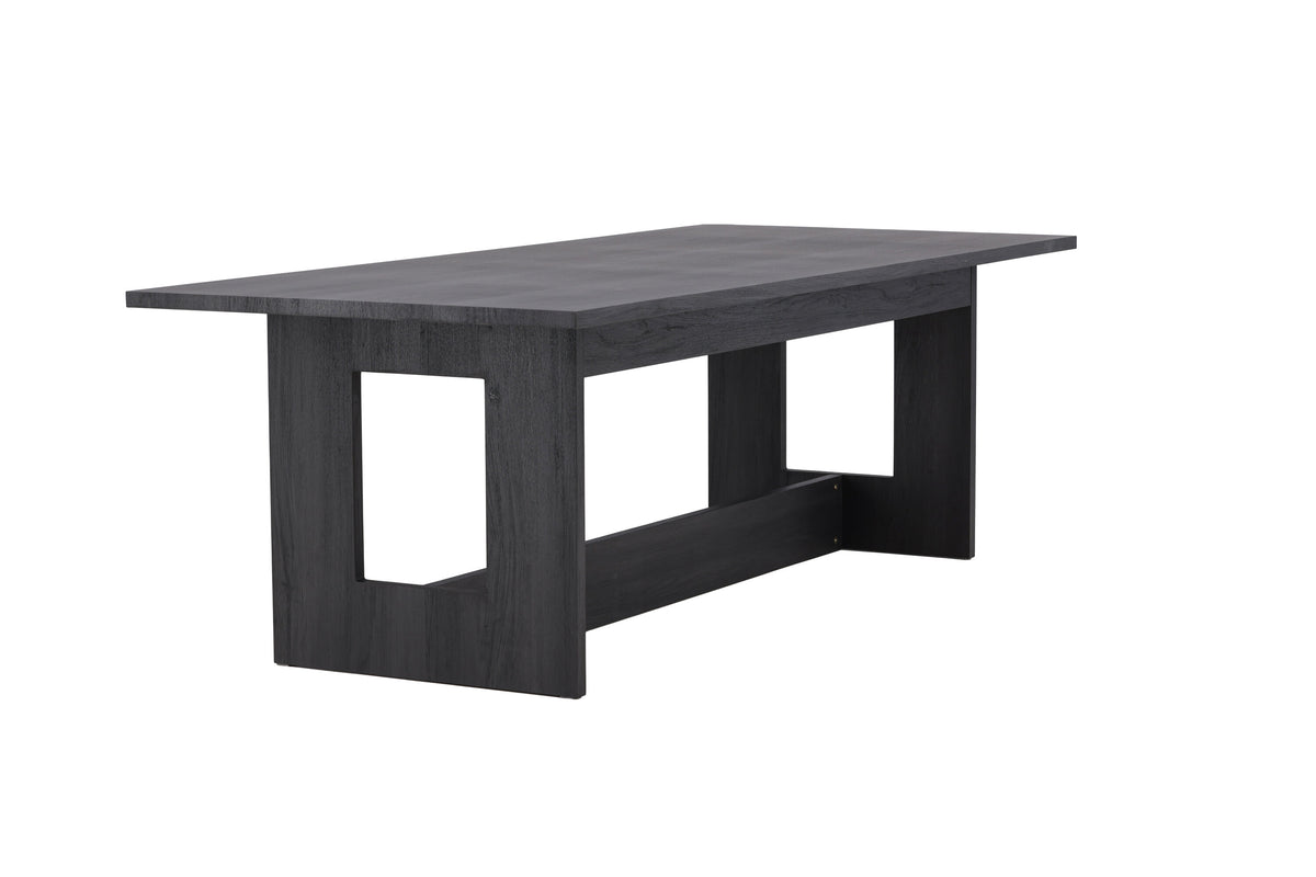 Milly spisebord - 235 × 100 cm - sort - billede 5