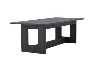 Milly spisebord - 235 × 100 cm - sort - billede 5