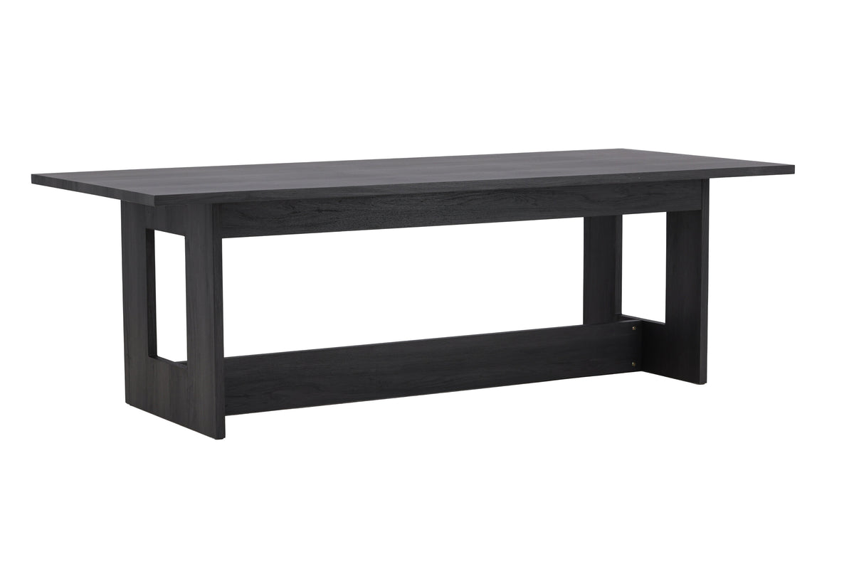 Milly spisebord - 235 × 100 cm - sort - billede 6