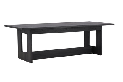 Milly spisebord - 235 × 100 cm - sort - billede 6