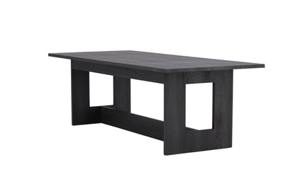Milly spisebord - 235 × 100 cm - sort - billede 9