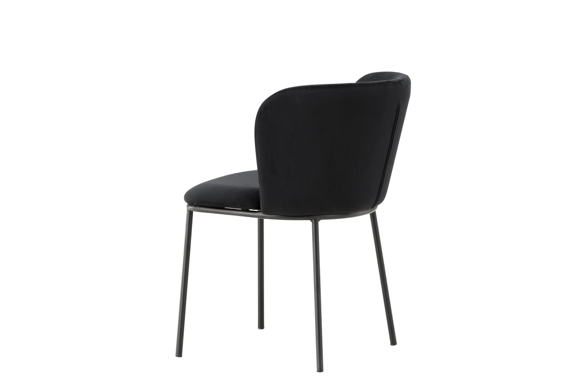 Edina spisebordsstole - sort - 2 stk. - billede 6