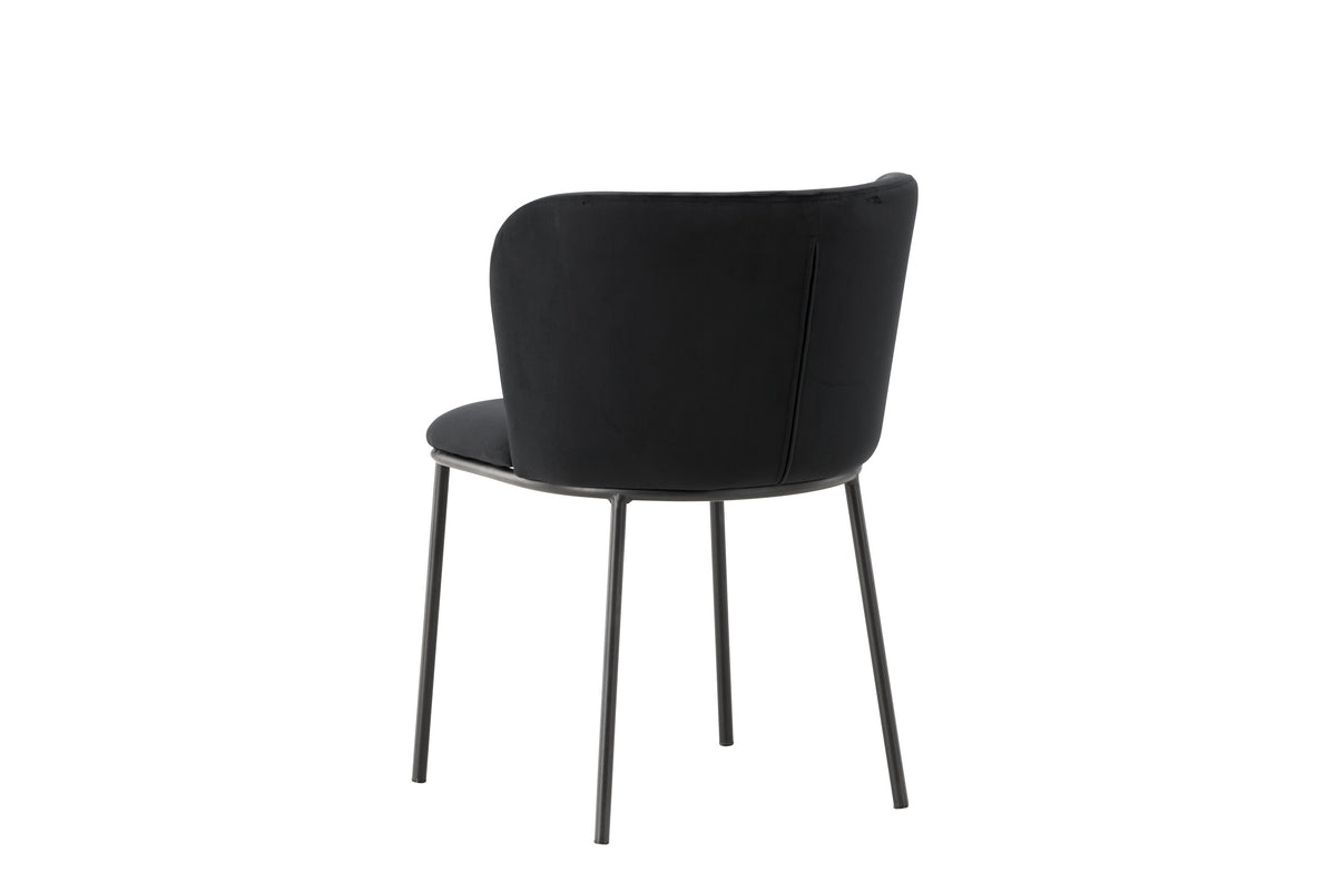 Edina spisebordsstole - sort - 2 stk. - billede 7