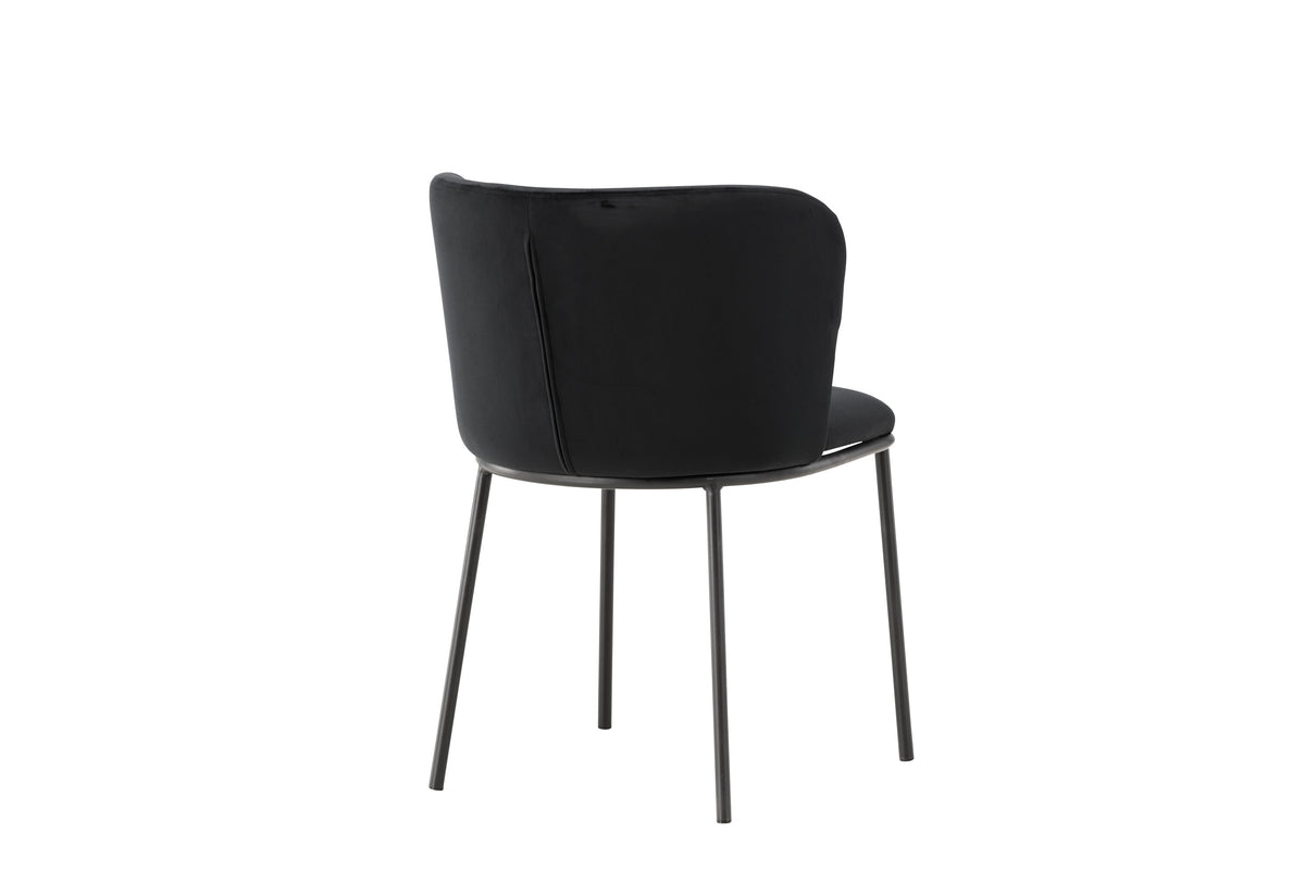 Edina spisebordsstole - sort - 2 stk. - billede 9
