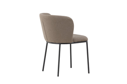 Edina spisebordsstole - sort, brun - 2 stk. - billede 10