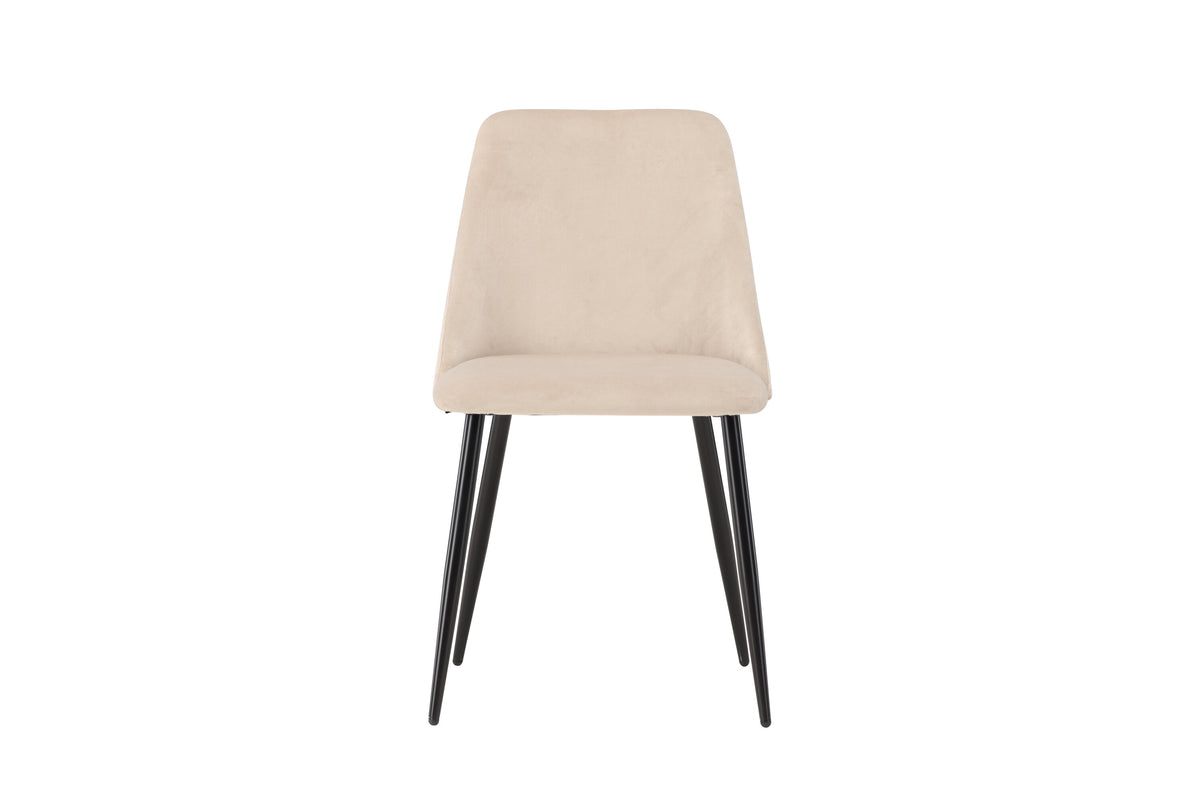 Night spisebordsstole - beige, sort - 2 stk. - billede 1