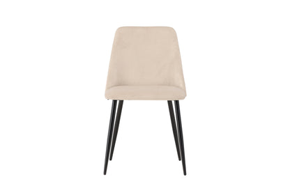 Night spisebordsstole - beige, sort - 2 stk. - billede 1