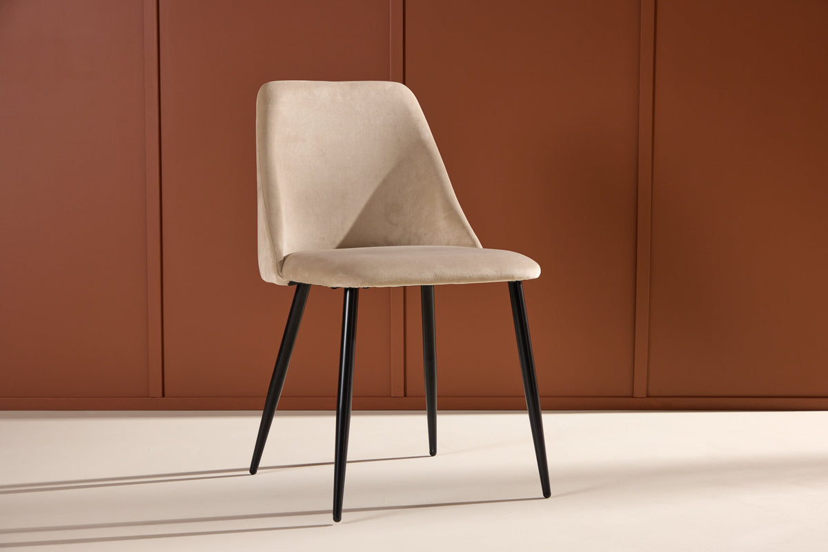 Night spisebordsstole - beige, sort - 2 stk. - billede 14