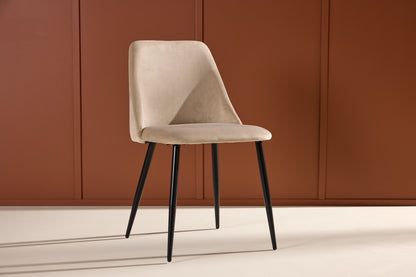 Night spisebordsstole - beige, sort - 2 stk. - billede 14