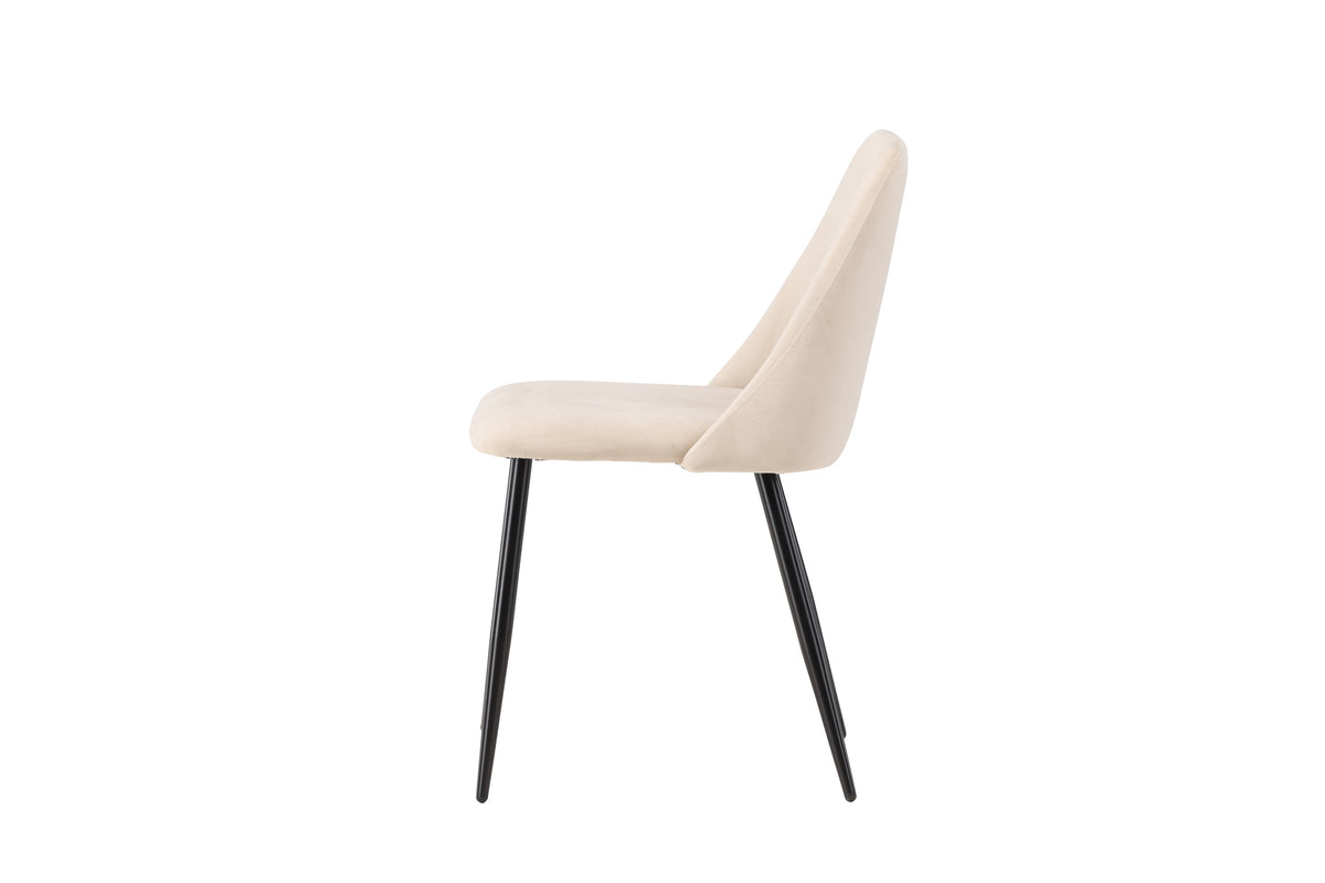 Night spisebordsstole - beige, sort - 2 stk. - billede 5
