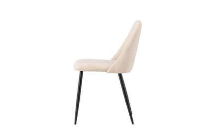 Night spisebordsstole - beige, sort - 2 stk. - billede 5