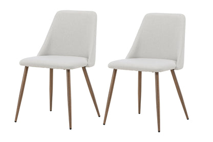 Night spisebordsstole - beige, mokka - 2 stk. - billede 2
