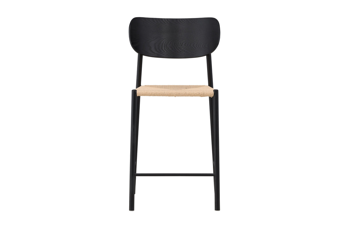 Polly barstol - beige, sort - billede 1