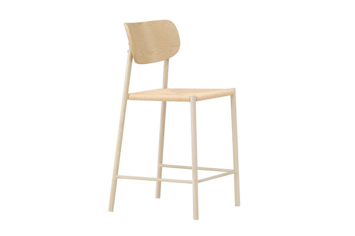 Polly barstol - beige, hvidpigmenteret - billede 12