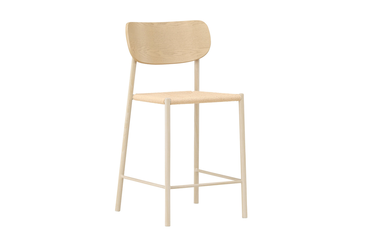 Polly barstol - beige, hvidpigmenteret - billede 13