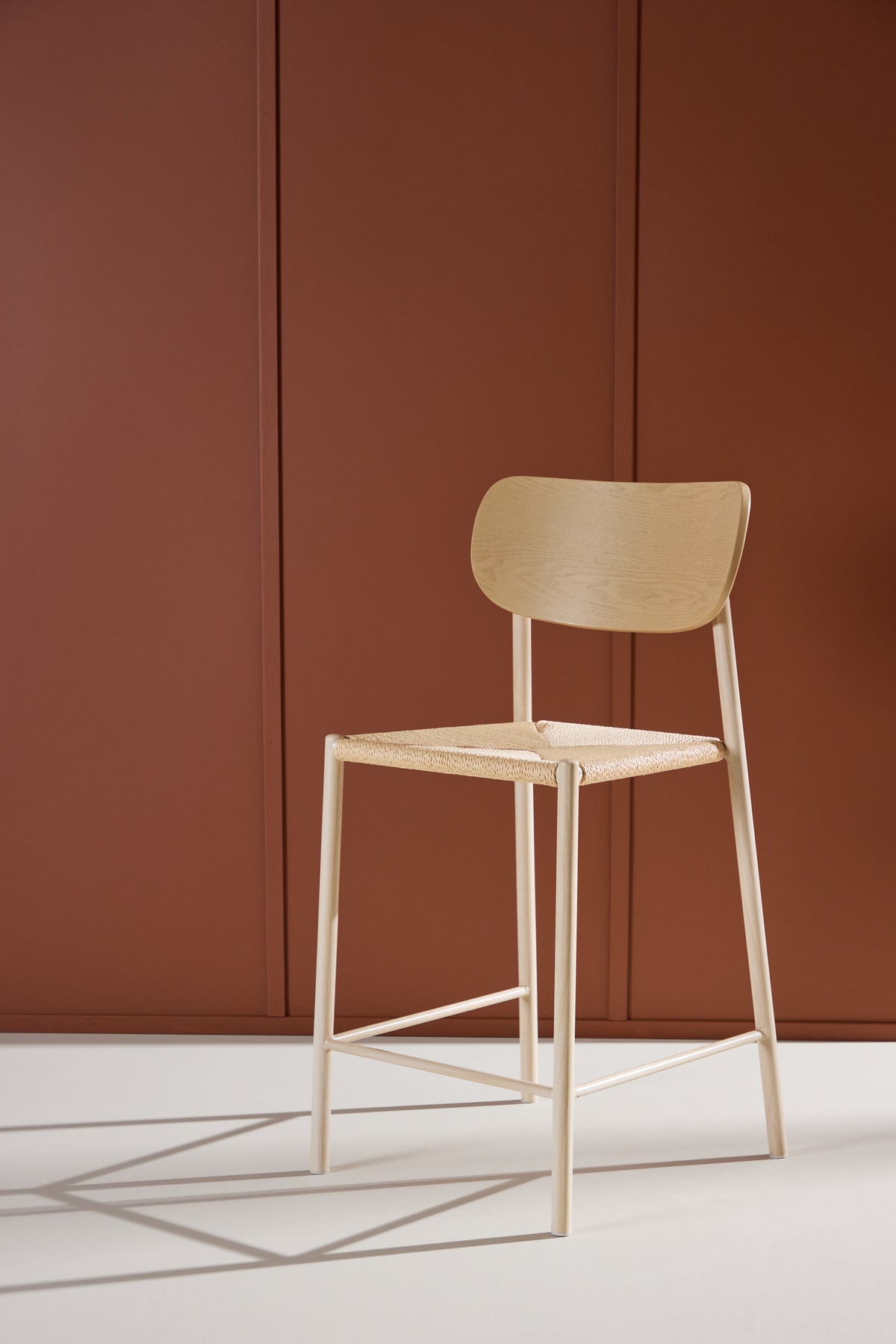 Polly barstol - beige, hvidpigmenteret - billede 17