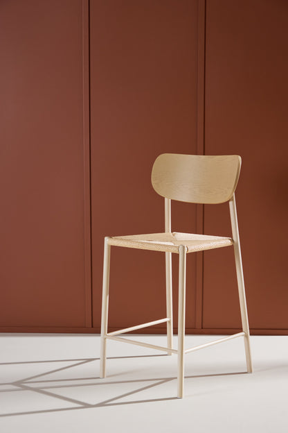 Polly barstol - beige, hvidpigmenteret - billede 17