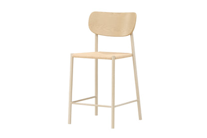 Polly barstol - beige, hvidpigmenteret - billede 3