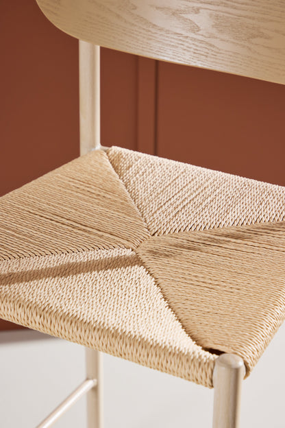 Polly barstol - beige, hvidpigmenteret - billede 18