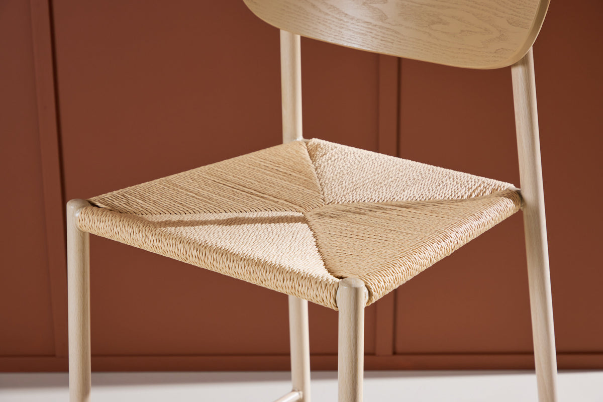 Polly barstol - beige, hvidpigmenteret - billede 15