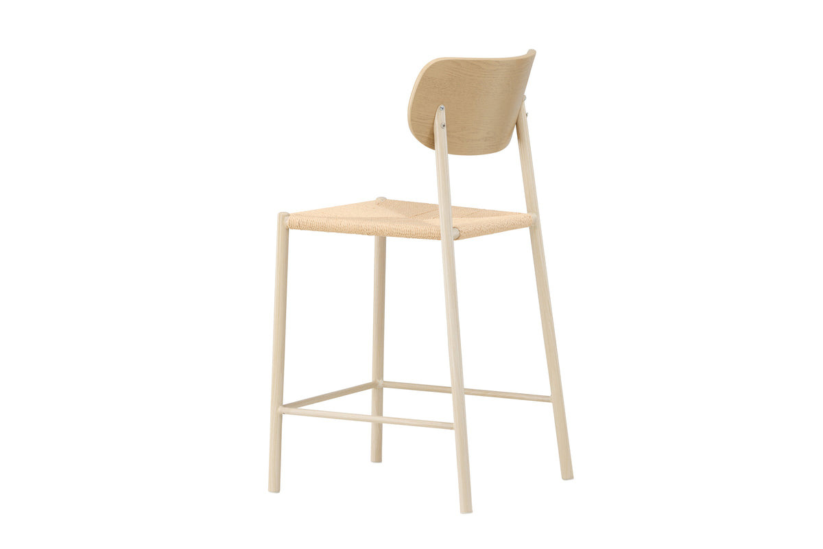 Polly barstol - beige, hvidpigmenteret - billede 6
