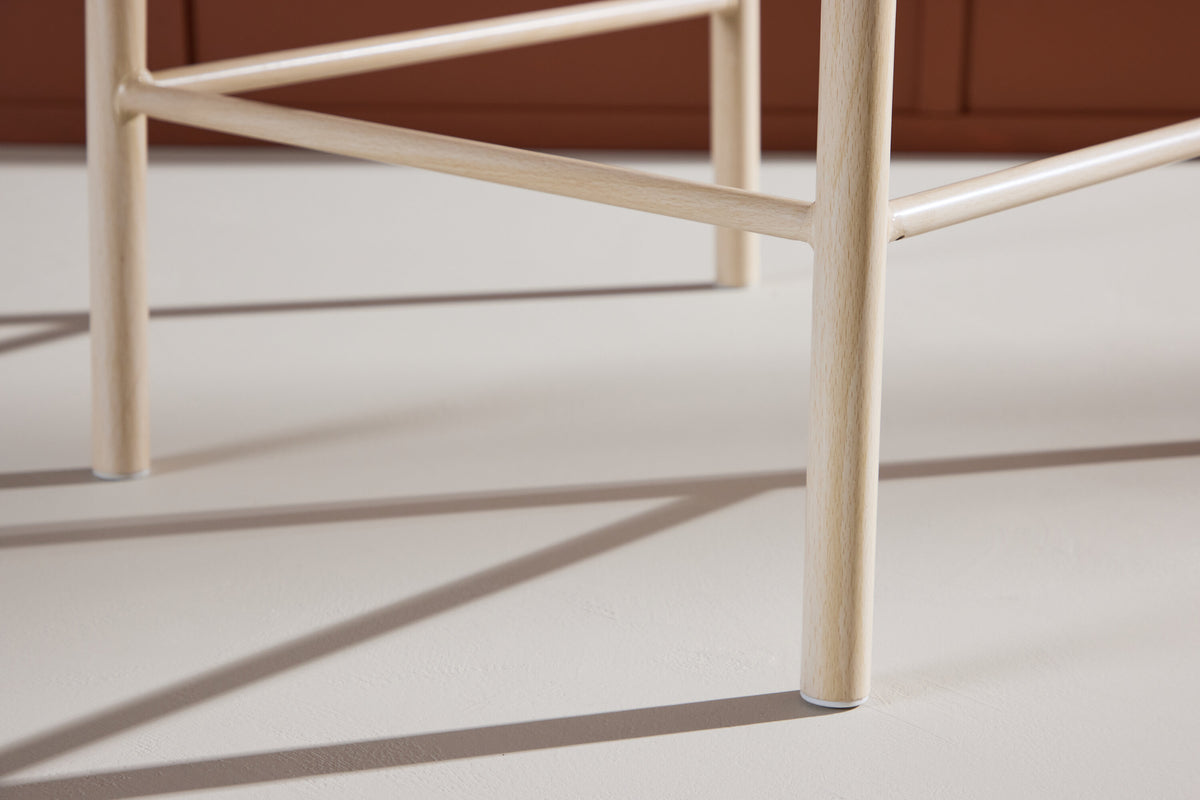 Polly barstol - beige, hvidpigmenteret - billede 16