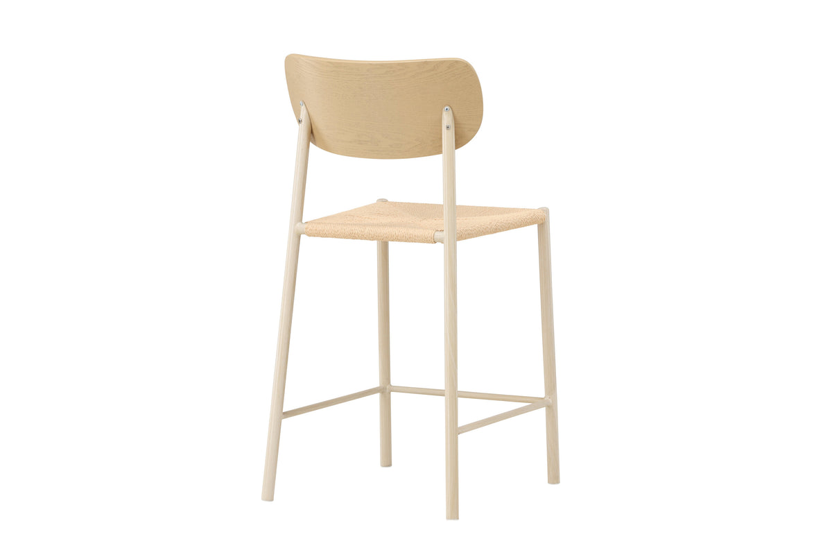 Polly barstol - beige, hvidpigmenteret - billede 9
