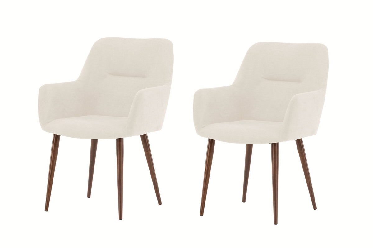 Tomorrow spisebordsstole - beige, mokka - 2 stk. - billede 2