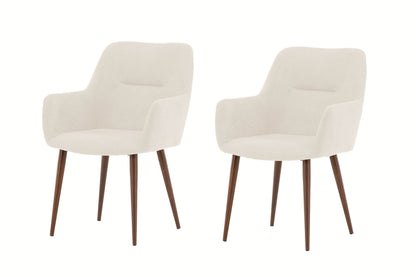 Tomorrow spisebordsstole - beige, mokka - 2 stk. - billede 2